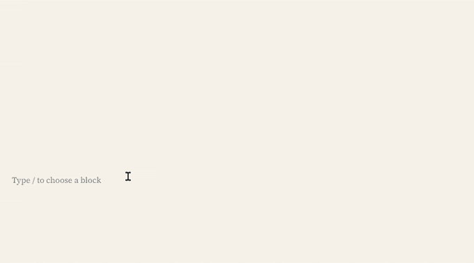 如何使用 WordPress 区块编辑器（Gutenberg 教程） add-block-keyboard-command-animation20251114_ -5