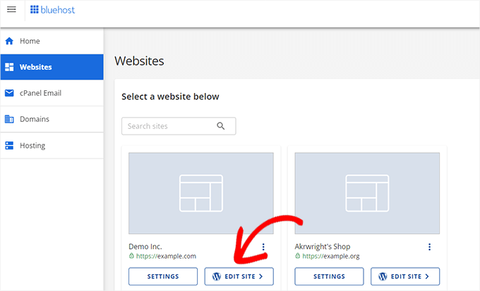 如何将我的 HTML 网站转换为 WordPress 的（并使其更新变得容易 10 倍） bluehost-login-wordpress-68020251114_ -9