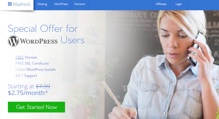 如何将 GoDaddy 网站构建器网站迁移到 WordPress bluehost-refer20251123_ -2