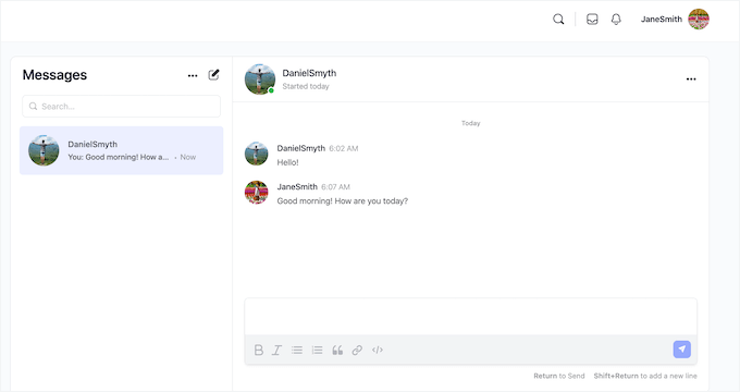 如何提升 WordPress 用户体验（13 个实用技巧） buddyboss-chatroom20251109_ -28