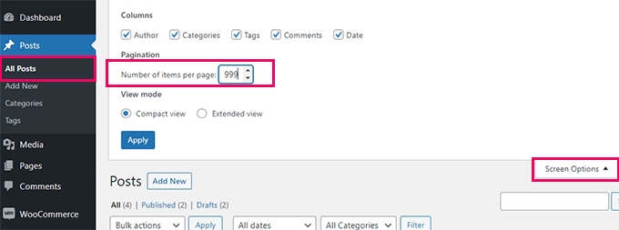 如何正确地从 Squarespace 迁移到 WordPress displayallposts20251108_ -10