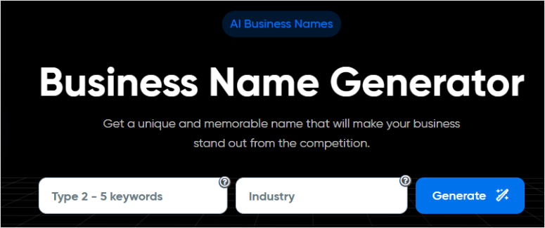 DreamHost 2025 年评测：优点、缺点和不足！ dreamhost-business-name-generator20251121_ -20