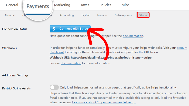 Easy Digital下载评测——这是最好的数字电商插件吗？ edd-connect-stripe20251119_ -23