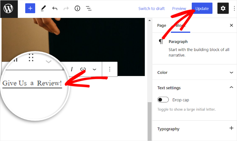 OptinMonster评测：如何提高潜在客户数量、转化率和品牌知名度？ edit-the-monsterlink-text20251118_ -16