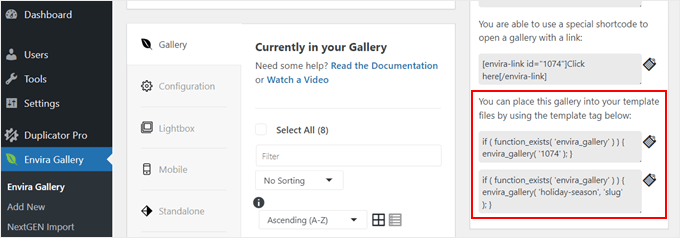 如何在 WordPress 中将 NextGEN Gallery 切换到 Envira Gallery envira-template-tag-min20251120_ -21