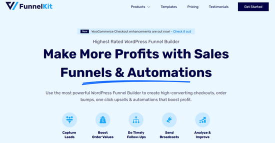 14 款最佳 WooCommerce 销售漏斗插件，助您提升转化率 funnelkit-min20251114_ -10