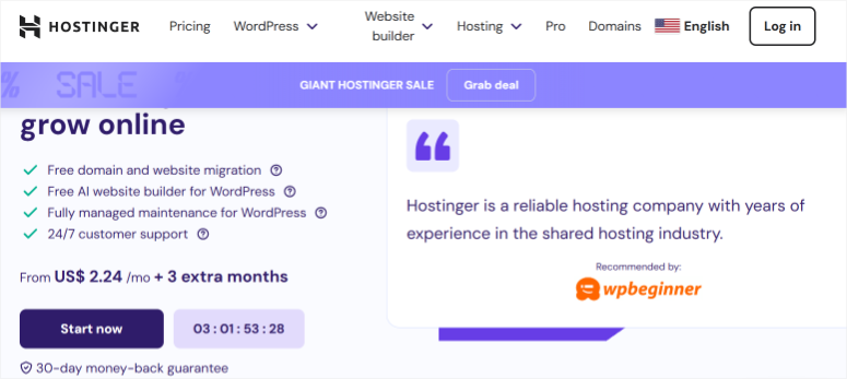 十大最佳 WordPress 主机公司（真实评价，绝无虚假） hostinger-isitwp-hosting-offer20251121_-1 -2
