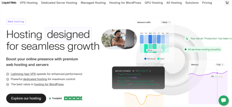 十大最佳 WordPress 主机公司（真实评价，绝无虚假） liquid-web-homepage20251121_ -14