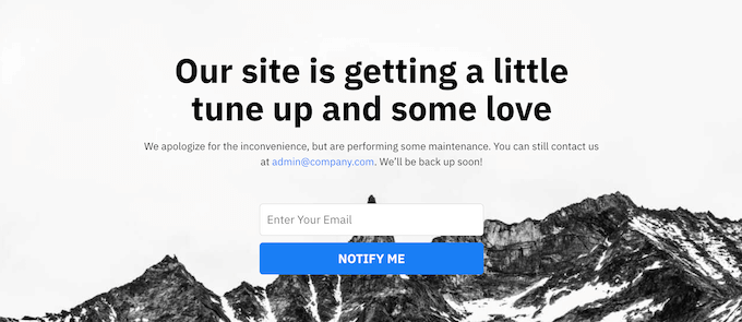 更换 WordPress 主题前必须做的 13 件事 maintenance-mode-example20251114_ -5