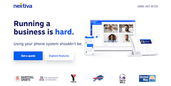 14 款最佳 WooCommerce 销售漏斗插件，助您提升转化率 nextiva-business-phone20251114_ -17