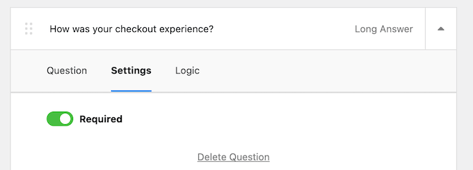 UserFeedback 评测：它是否是适合您的调查插件？ required-survey-question20251114_ -13