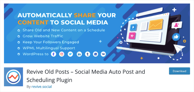 Revive Old Posts 的评测:它真的能提升互动率和流量吗？ revive-old-posts-free-wordpress-plugin20251119_ -15