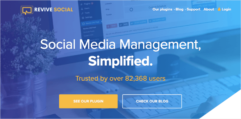 2025 年 45+ 款最佳 WordPress 插件 revive-social-media20251118_ -50