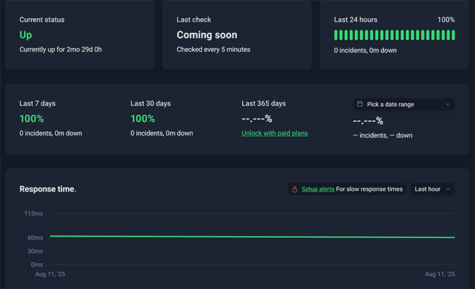 2025 年最佳 WooCommerce 主机:12 款已测试,6 款推荐 rocket-uptime-test-result20251108_ -24 2025 年最佳 WooCommerce 主机:12 款已测试,6 款推荐 rocket-uptime-test-result20251108_ -24