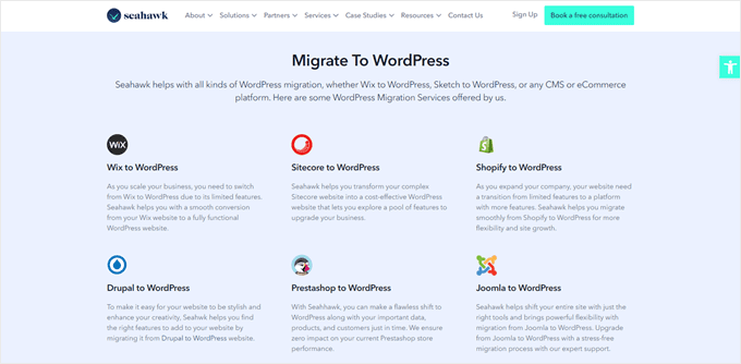 如何正确地从 Wix 切换到 WordPress（分步指南） seahawk-migrate-to-wordpress-min20251108_ -23