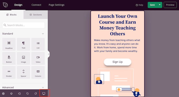 如何提升 WordPress 用户体验（13 个实用技巧） seedprod-previewing-mobile20251109_ -8