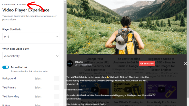 Smash Balloon 评测：这是最好的社交媒体信息流插件吗？ smash-balloon-video-player-experience20251120_ -26