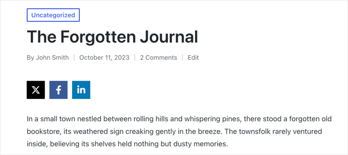 如何在 WordPress 中添加社交分享按钮（4 种简单方法） socialshare-novashare-demo-site20251114_ -12