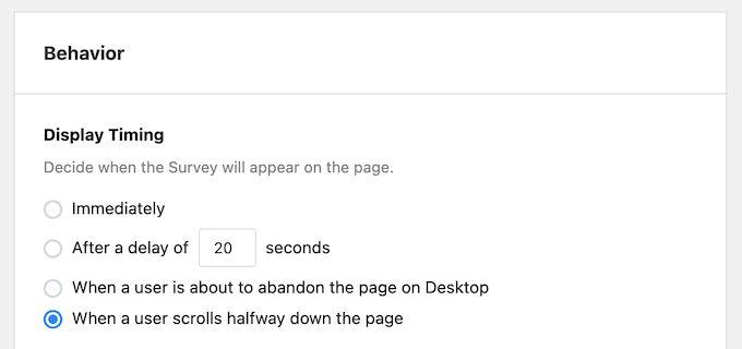 UserFeedback 评测：它是否是适合您的调查插件？ targeting-survey-userfeedback20251114_ -4