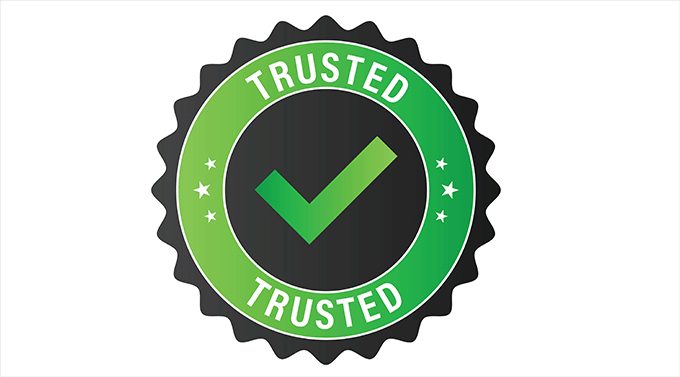 如何在 WordPress 的结账页面添加信任徽章（并提升销量） trusted-seller-badge20251109_ -9