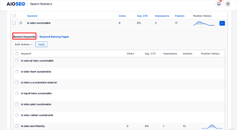 2025 年 WooCommerce SEO：如何大规模管理商店产品属性 aioseo-related-keywords20251201_ -25