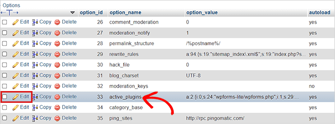 无法访问 WordPress 后台时，如何停用所有插件 click-activeplugins-option20251201_ -7