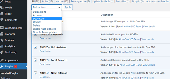 如何修复 WordPress 白屏死机问题（分步指南） deactivateallplugins20251201_ -7