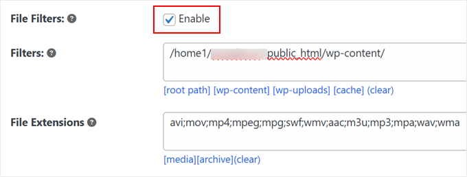 如何备份您的 WordPress 网站（终极指南） duplicator-enable-filters-min-new20251201_ -9