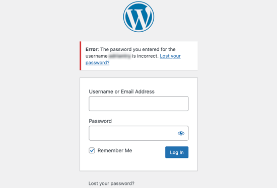 当您被锁定在 WordPress 管理后台 (wp-admin) 之外时该怎么办？ lockedoutpasswordissue-220251201_ -9